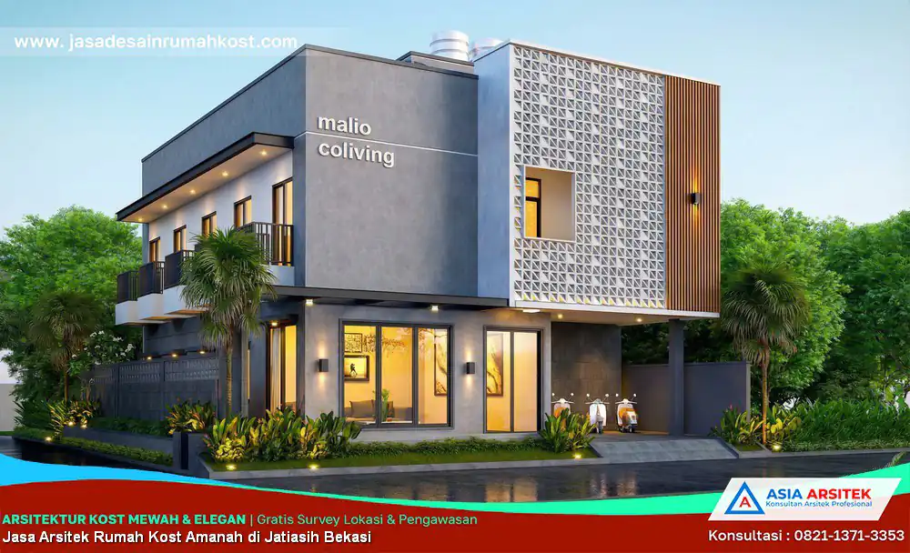 Jasa Arsitek Rumah Kost Amanah di Jatiasih Bekasi