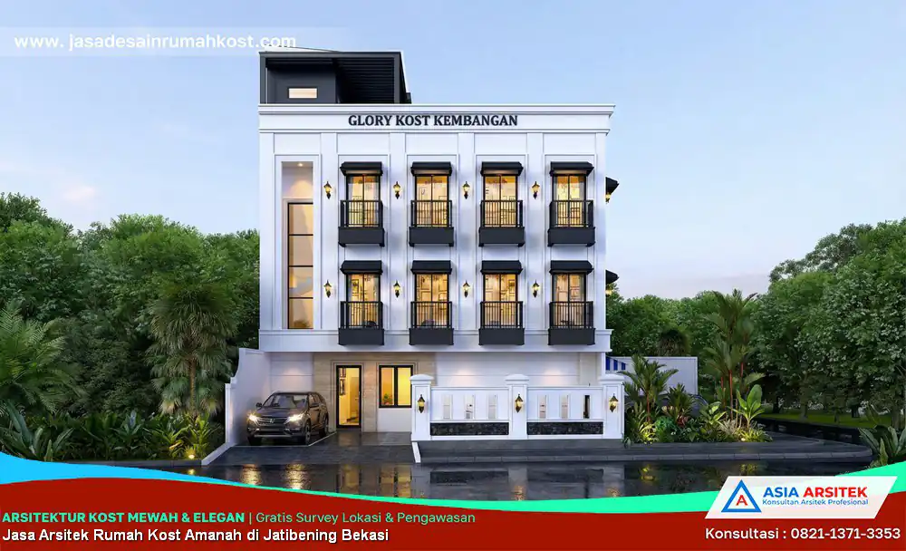 Jasa Arsitek Rumah Kost Amanah di Jatibening Bekasi