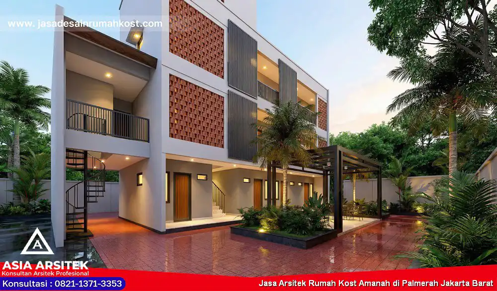 Jasa Arsitek Rumah Kost Amanah di Palmerah Jakarta Barat