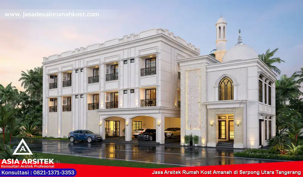 Jasa Arsitek Rumah Kost Amanah di Serpong Utara Tangerang