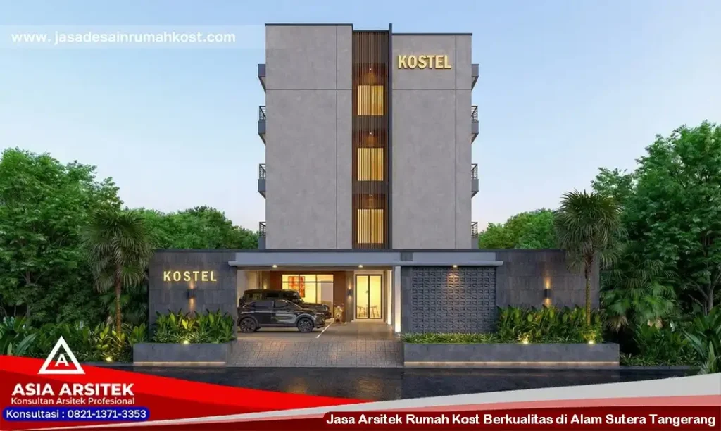 Jasa Arsitek Rumah Kost Berkualitas di Alam Sutera Tangerang