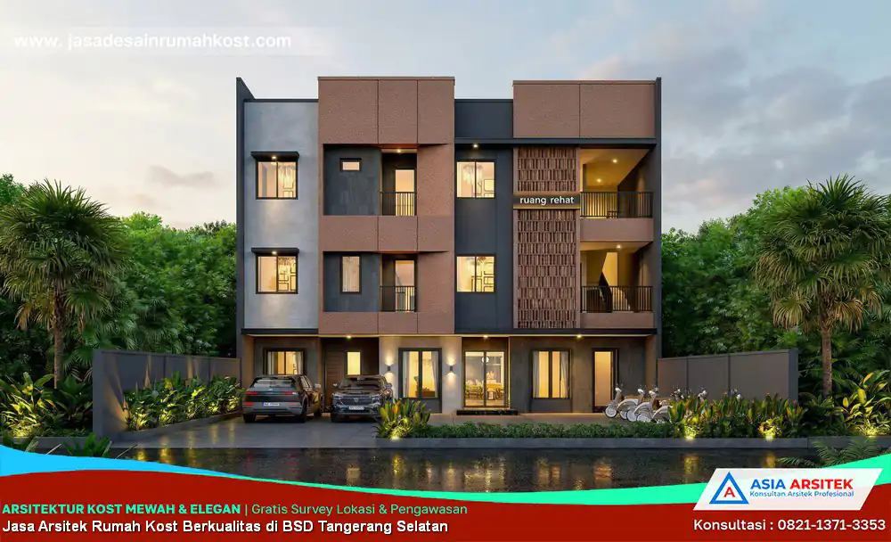 Jasa Arsitek Rumah Kost Berkualitas di BSD Tangerang Selatan