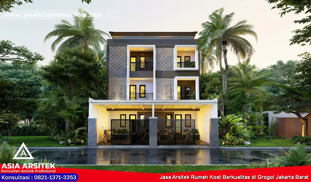 Jasa Arsitek Rumah Kost Berkualitas di Grogol Jakarta Barat