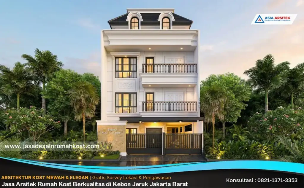 Jasa Arsitek Rumah Kost Berkualitas di Kebon Jeruk Jakarta Barat