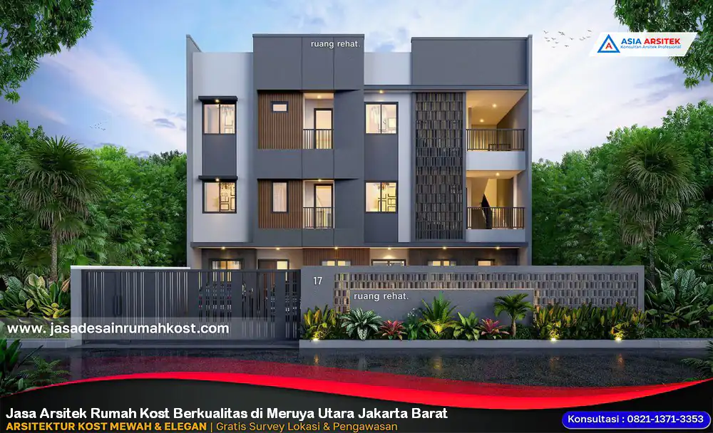 Jasa Arsitek Rumah Kost Berkualitas di Meruya Utara Jakarta Barat