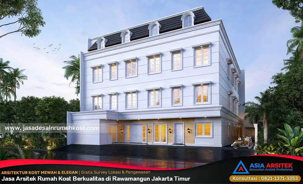Jasa Arsitek Rumah Kost Berkualitas di Rawamangun Jakarta Timur