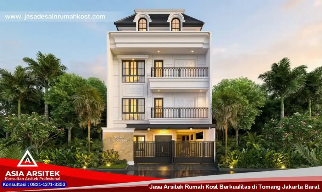 Jasa Arsitek Rumah Kost Berkualitas di Tomang Jakarta Barat
