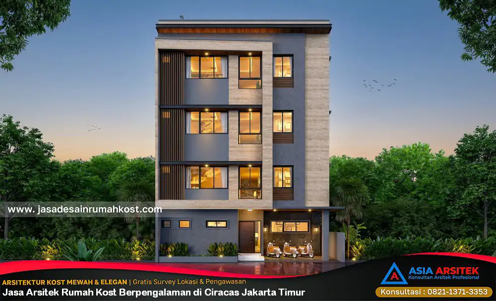 Jasa Arsitek Rumah Kost Berpengalaman di Ciracas Jakarta Timur