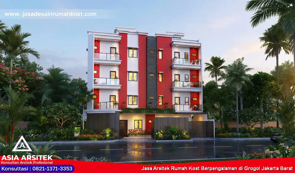 Jasa Arsitek Rumah Kost Berpengalaman di Grogol Jakarta Barat