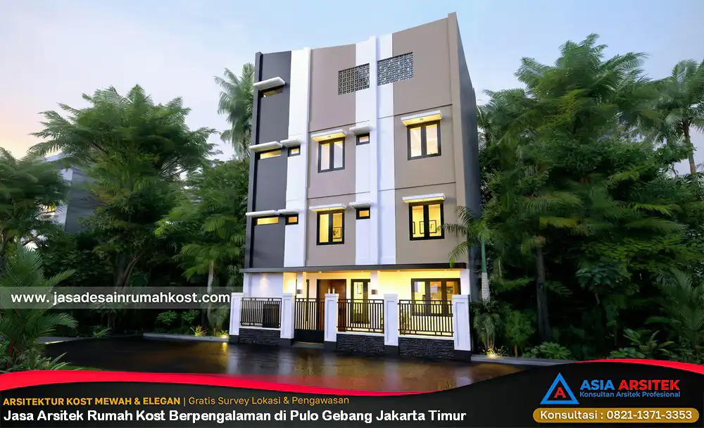 Jasa Arsitek Rumah Kost Berpengalaman di Pulo Gebang Jakarta Timur