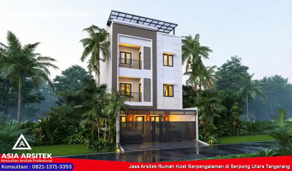 Jasa Arsitek Rumah Kost Berpengalaman di Serpong Utara Tangerang