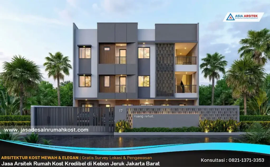 Jasa Arsitek Rumah Kost Kredibel di Kebon Jeruk Jakarta Barat