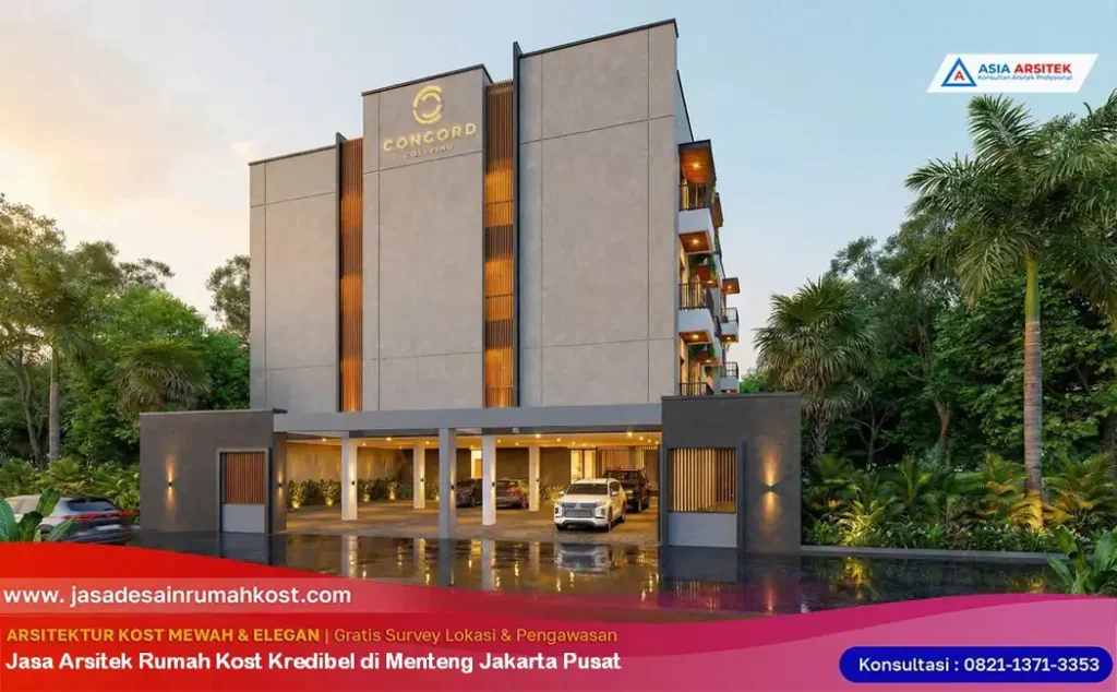 Jasa Arsitek Rumah Kost Kredibel di Menteng Jakarta Pusat