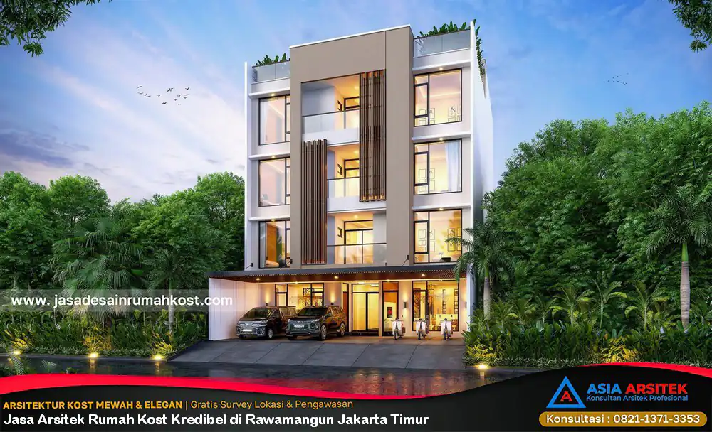Jasa Arsitek Rumah Kost Kredibel di Rawamangun Jakarta Timur