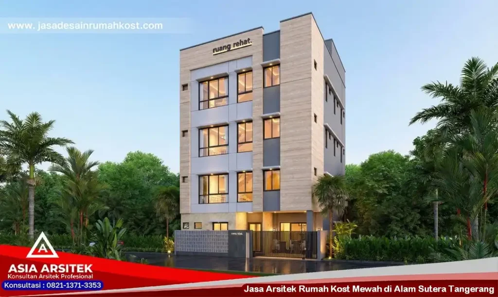 Jasa Arsitek Rumah Kost Mewah di Alam Sutera Tangerang
