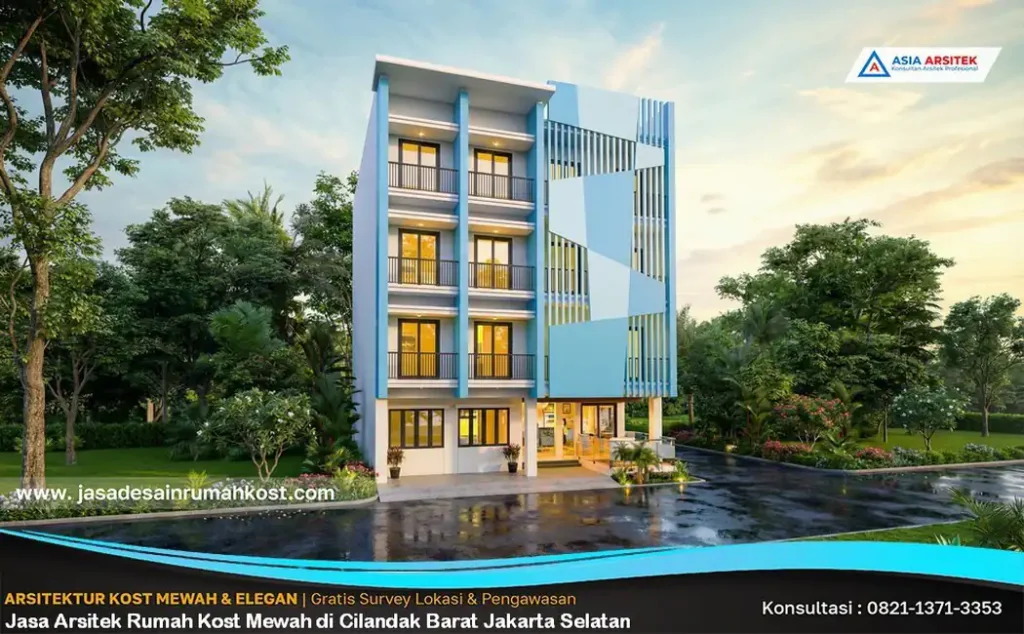 Jasa Arsitek Rumah Kost Mewah di Cilandak Barat Jakarta Selatan