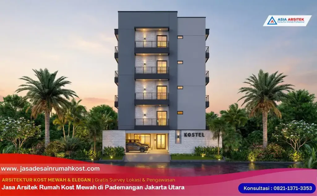 Jasa Arsitek Rumah Kost Mewah di Pademangan Jakarta Utara