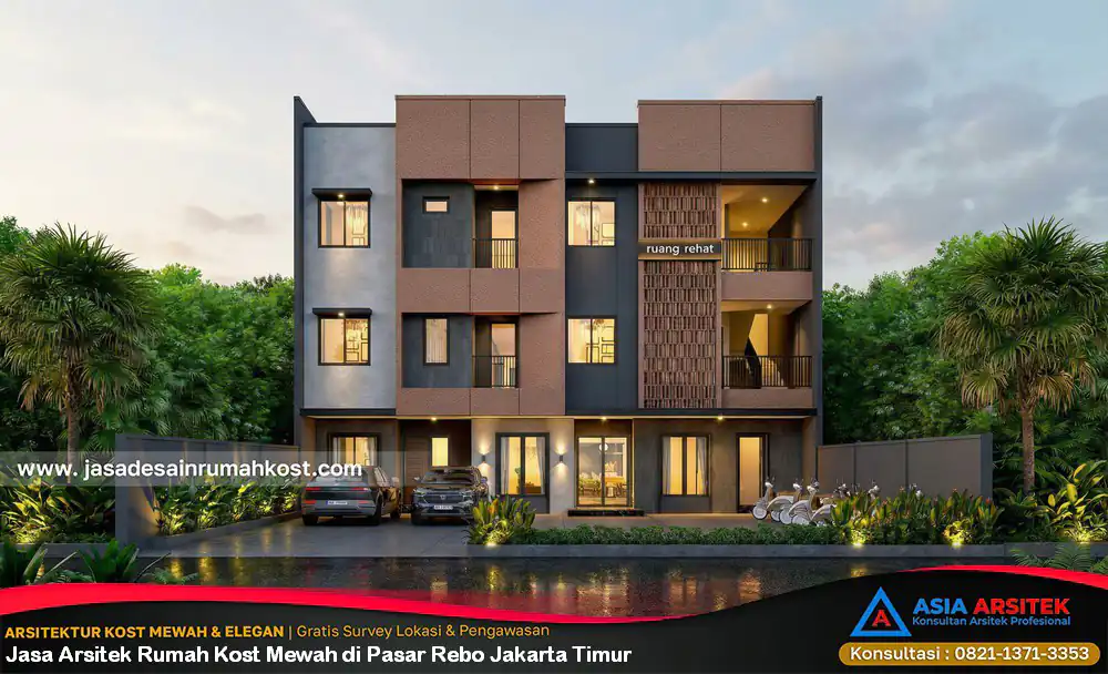 Jasa Arsitek Rumah Kost Mewah di Pasar Rebo Jakarta Timur