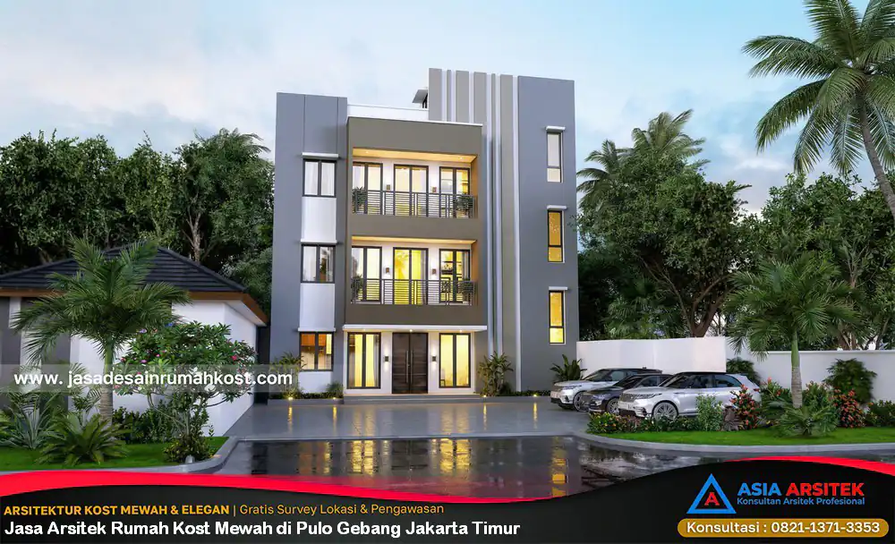 Jasa Arsitek Rumah Kost Mewah di Pulo Gebang Jakarta Timur