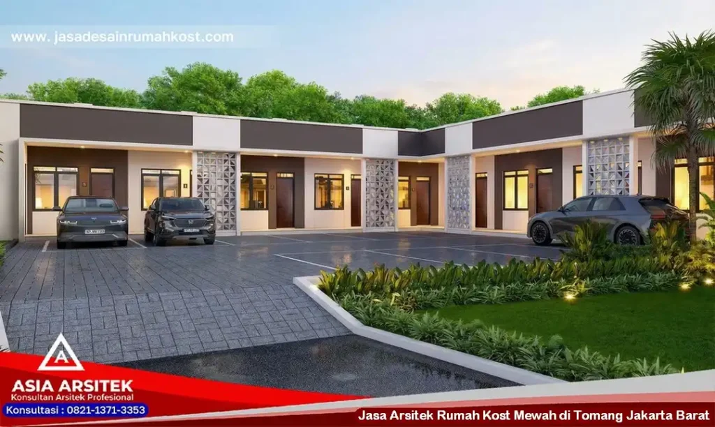 Jasa Arsitek Rumah Kost Mewah di Tomang Jakarta Barat