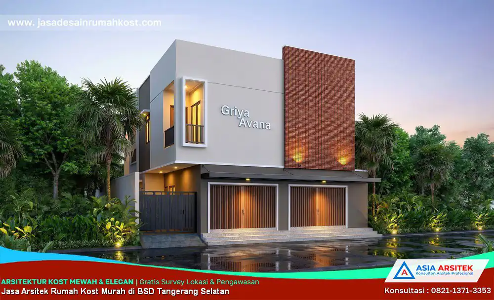 Jasa Arsitek Rumah Kost Murah di BSD Tangerang Selatan
