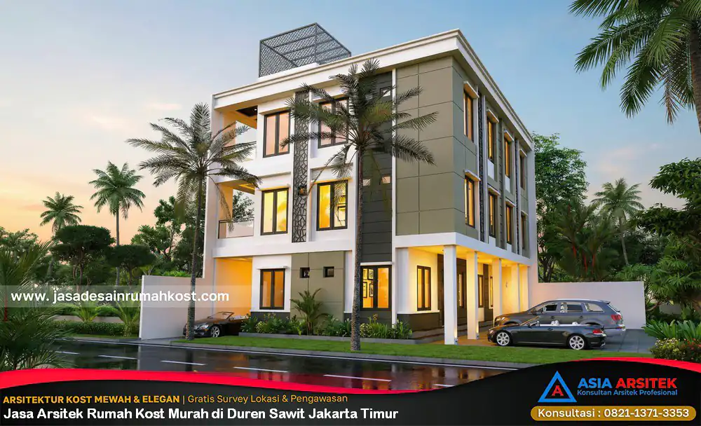 Jasa Arsitek Rumah Kost Murah di Duren Sawit Jakarta Timur