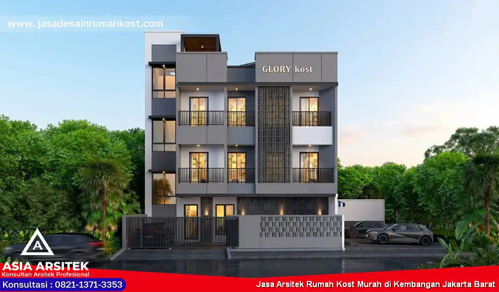 Jasa Arsitek Rumah Kost Murah di Kembangan Jakarta Barat