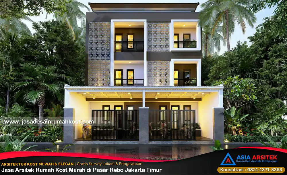 Jasa Arsitek Rumah Kost Murah di Pasar Rebo Jakarta Timur