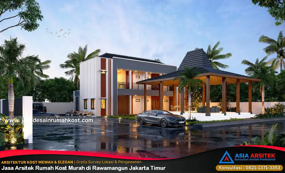 Jasa Arsitek Rumah Kost Murah di Rawamangun Jakarta Timur