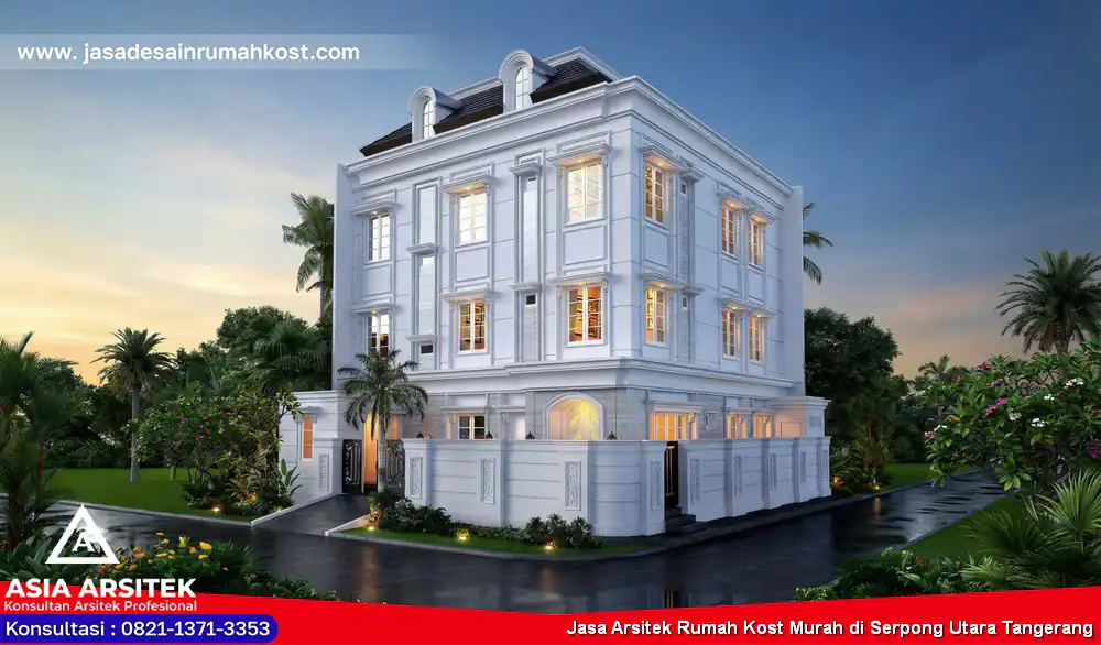 Jasa Arsitek Rumah Kost Murah di Serpong Utara Tangerang