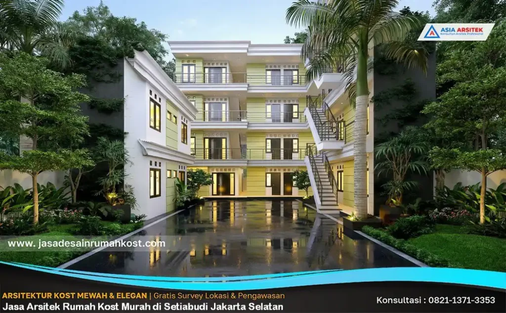 Jasa Arsitek Rumah Kost Murah di Setiabudi Jakarta Selatan