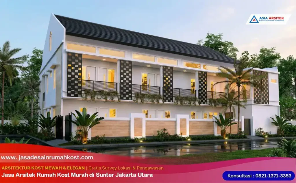 Jasa Arsitek Rumah Kost Murah di Sunter Jakarta Utara