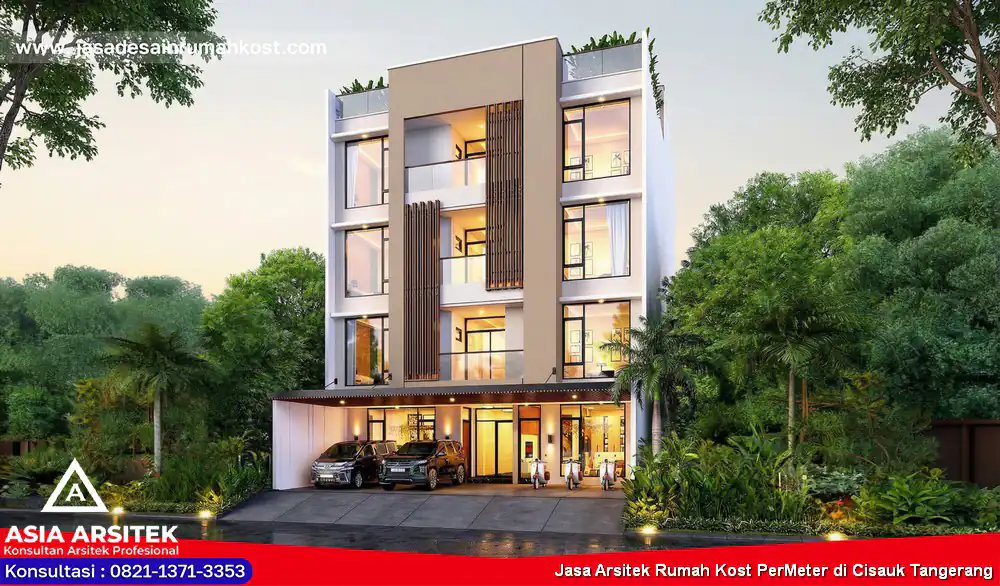 Jasa Arsitek Rumah Kost PerMeter di Cisauk Tangerang