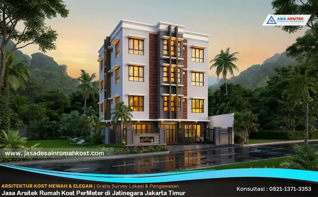 Jasa Arsitek Rumah Kost PerMeter di Jatinegara Jakarta Timur