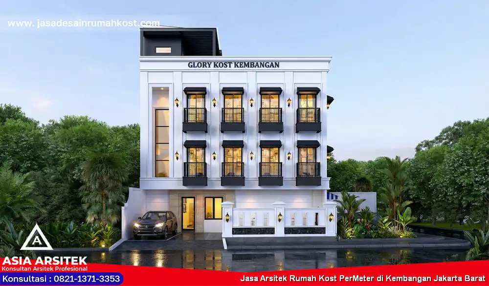 Jasa Arsitek Rumah Kost PerMeter di Kembangan Jakarta Barat