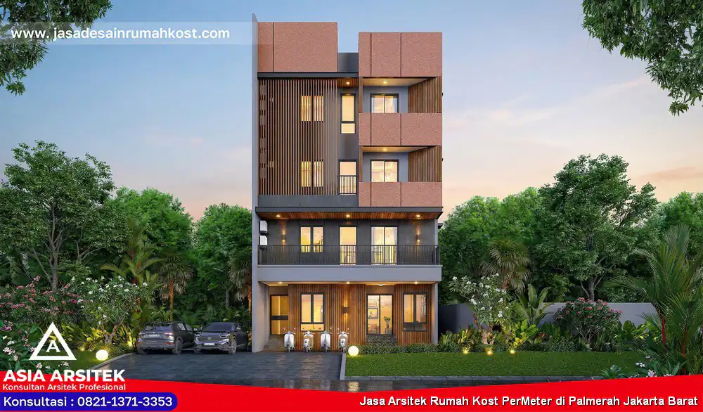 Jasa Arsitek Rumah Kost PerMeter di Palmerah Jakarta Barat