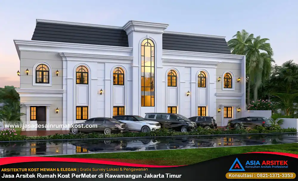 Jasa Arsitek Rumah Kost PerMeter di Rawamangun Jakarta Timur