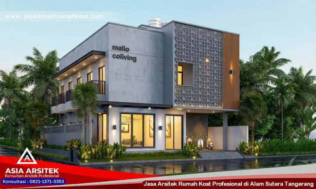 Jasa Arsitek Rumah Kost Profesional di Alam Sutera Tangerang