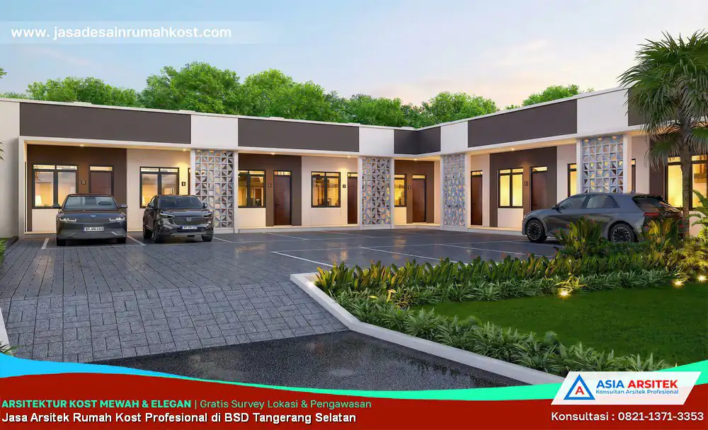 Jasa Arsitek Rumah Kost Profesional di BSD Tangerang Selatan