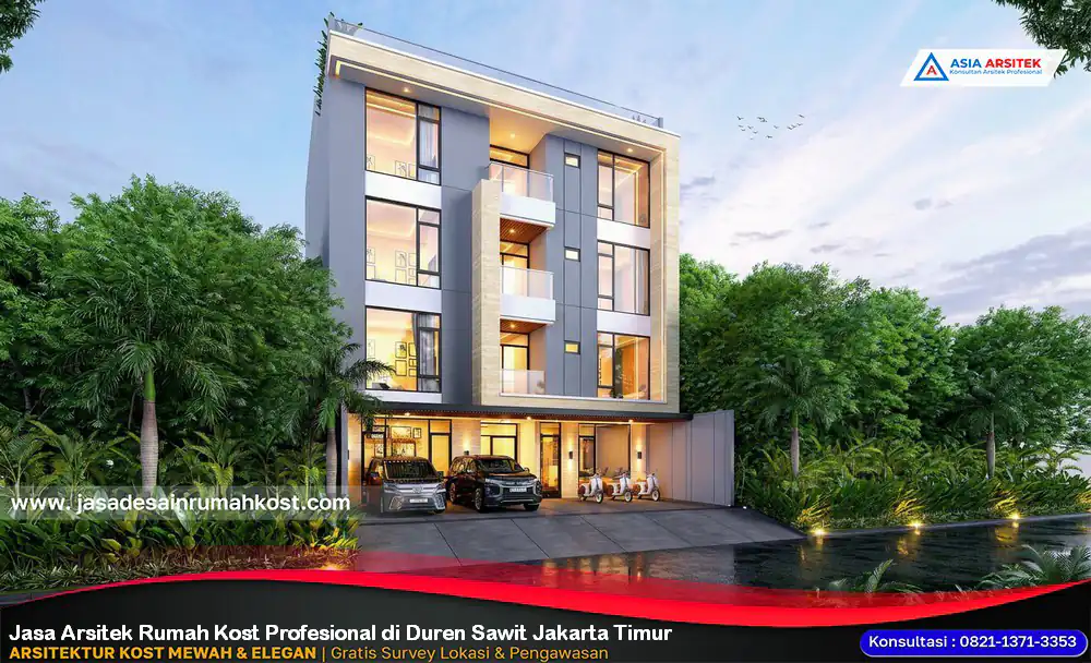Jasa Arsitek Rumah Kost Profesional di Duren Sawit Jakarta Timur