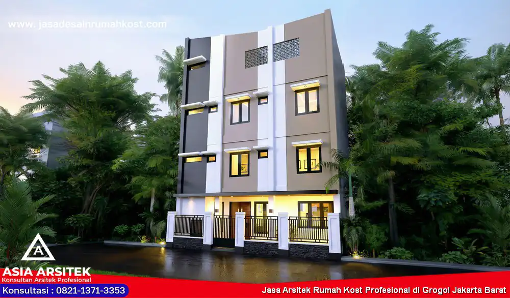 Jasa Arsitek Rumah Kost Profesional di Grogol Jakarta Barat