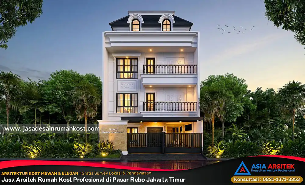 Jasa Arsitek Rumah Kost Profesional di Pasar Rebo Jakarta Timur
