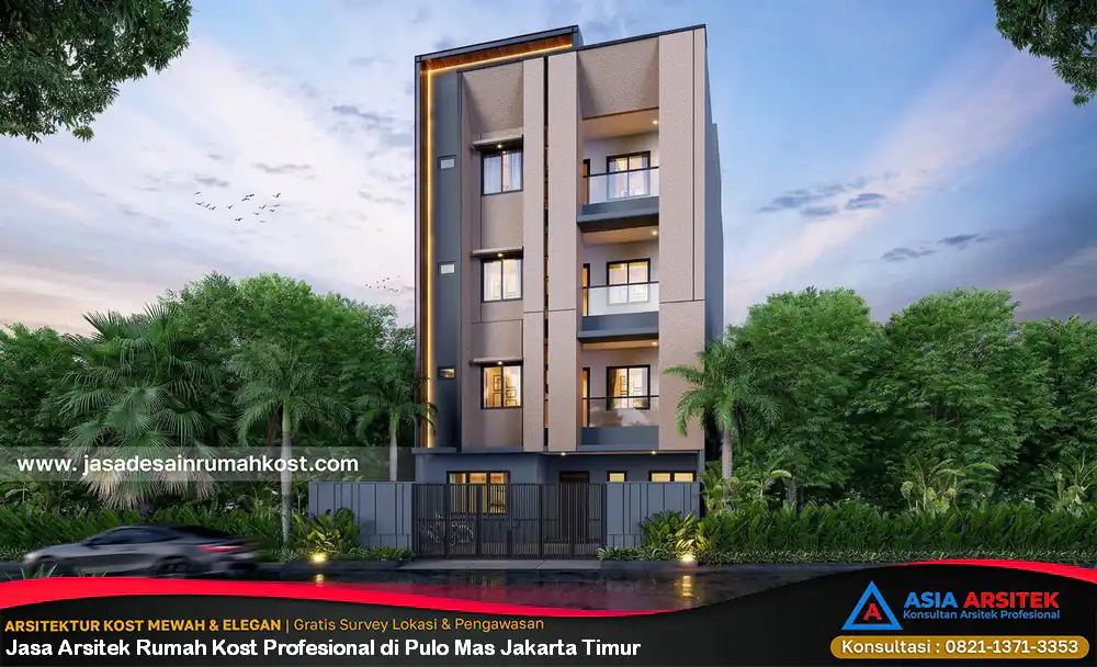 Jasa Arsitek Rumah Kost Profesional di Pulo Mas Jakarta Timur