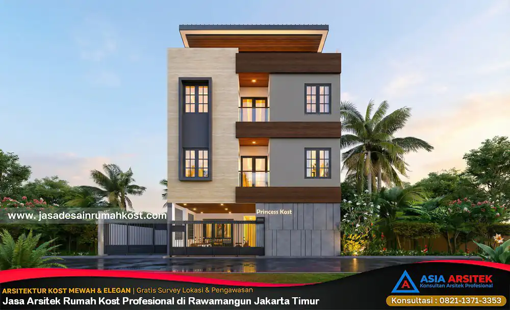 Jasa Arsitek Rumah Kost Profesional di Rawamangun Jakarta Timur