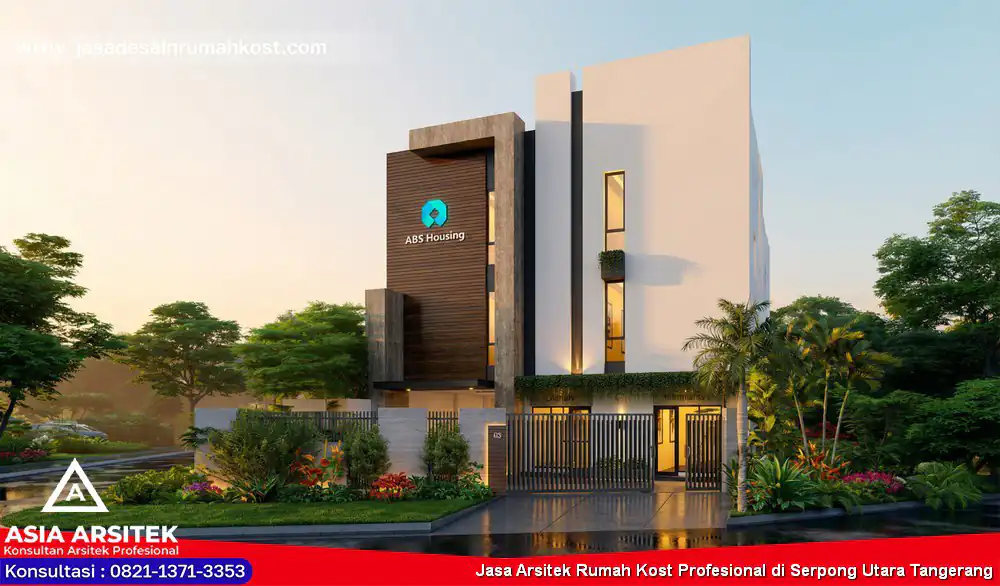 Jasa Arsitek Rumah Kost Profesional di Serpong Utara Tangerang