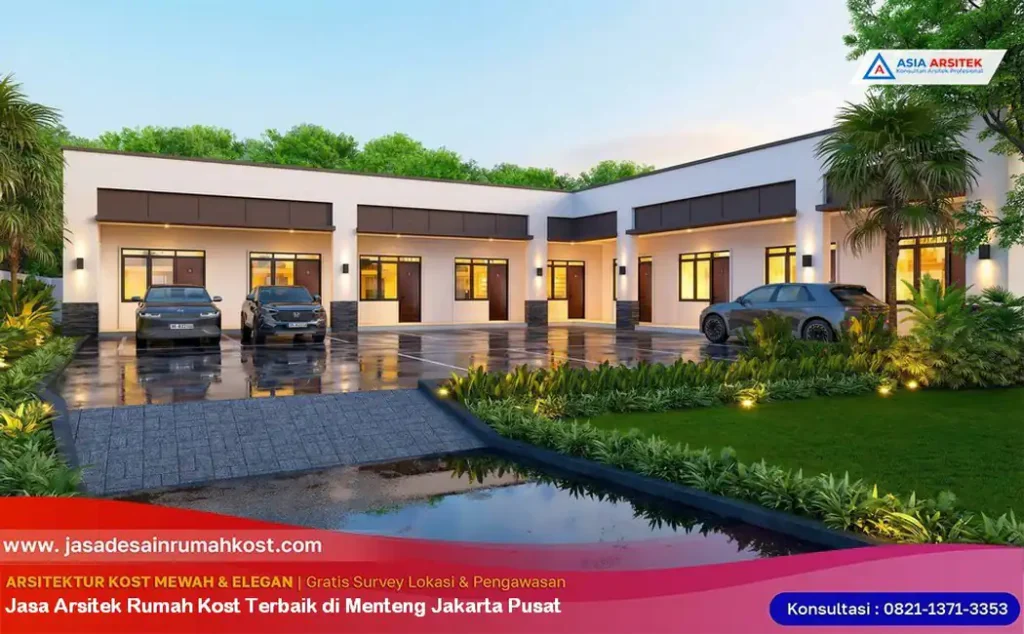 Jasa Arsitek Rumah Kost Terbaik di Menteng Jakarta Pusat