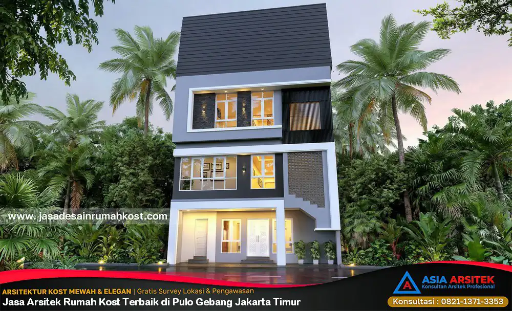 Jasa Arsitek Rumah Kost Terbaik di Pulo Gebang Jakarta Timur