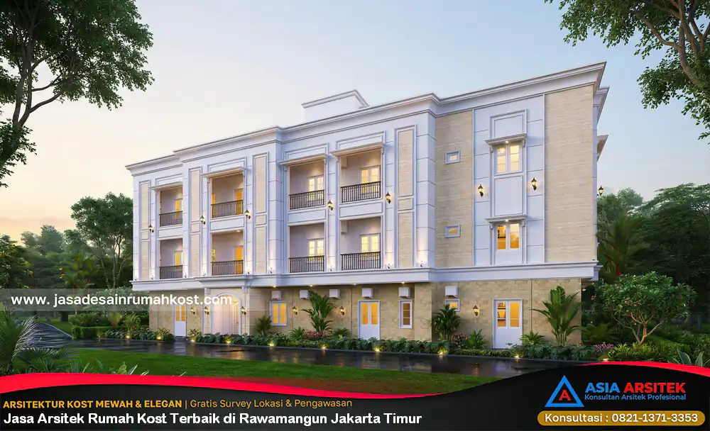 Jasa Arsitek Rumah Kost Terbaik di Rawamangun Jakarta Timur