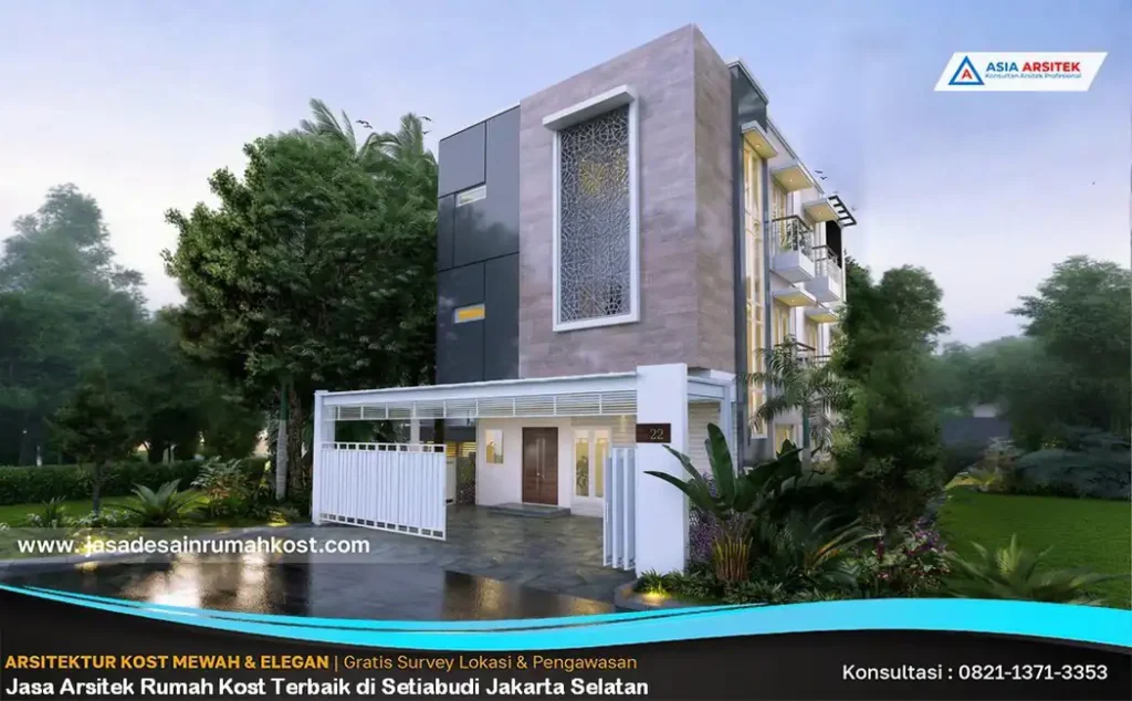 Jasa Arsitek Rumah Kost Terbaik di Setiabudi Jakarta Selatan