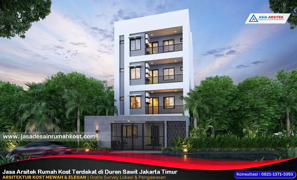 Jasa Arsitek Rumah Kost Terdekat di Duren Sawit Jakarta Timur